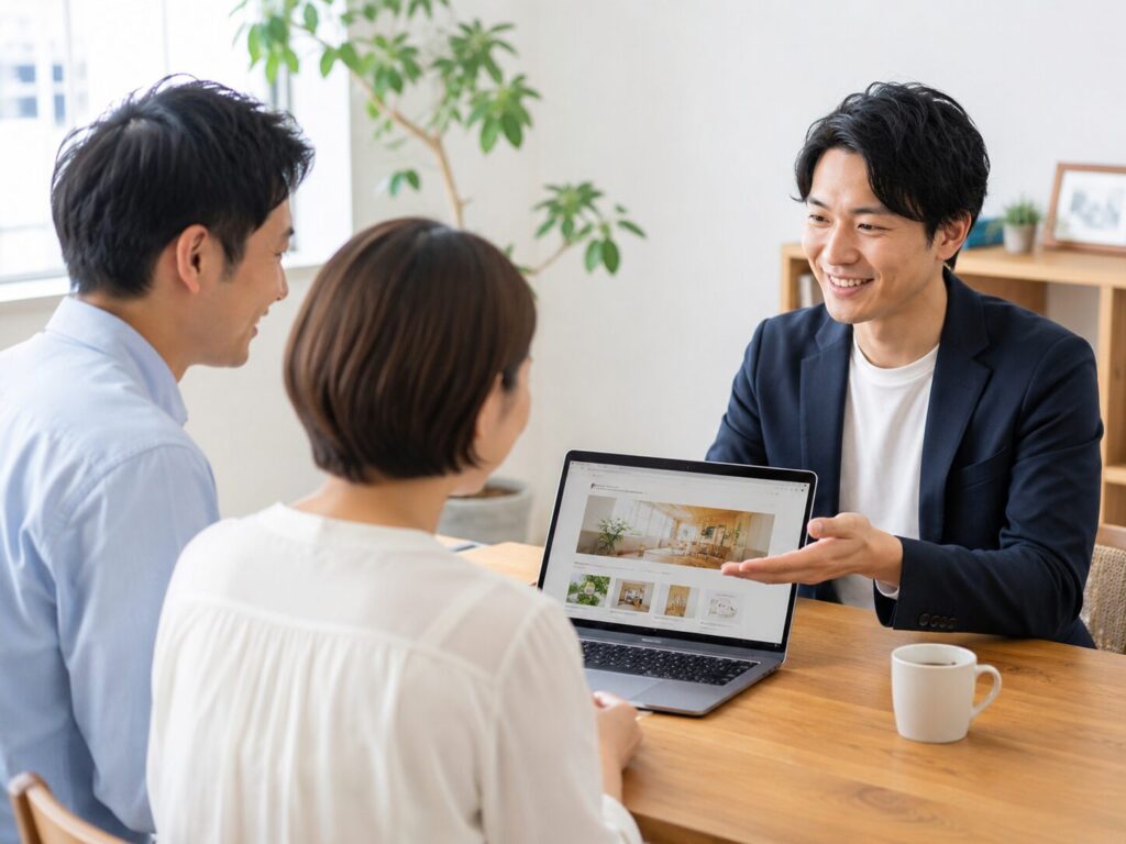 ホームページを制作された方にも丁寧に説明している