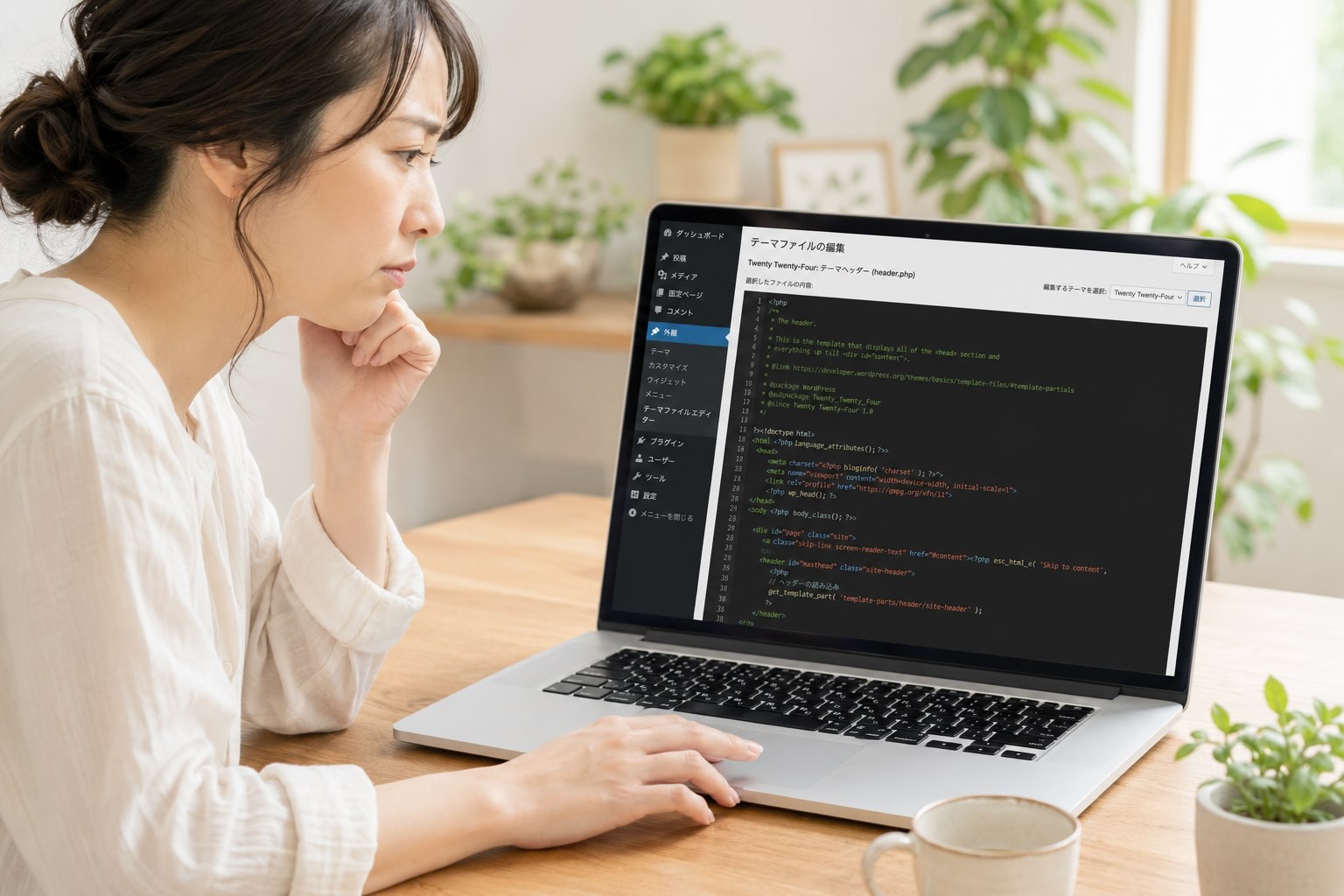 自分でホームページの更新がしづらいシーン