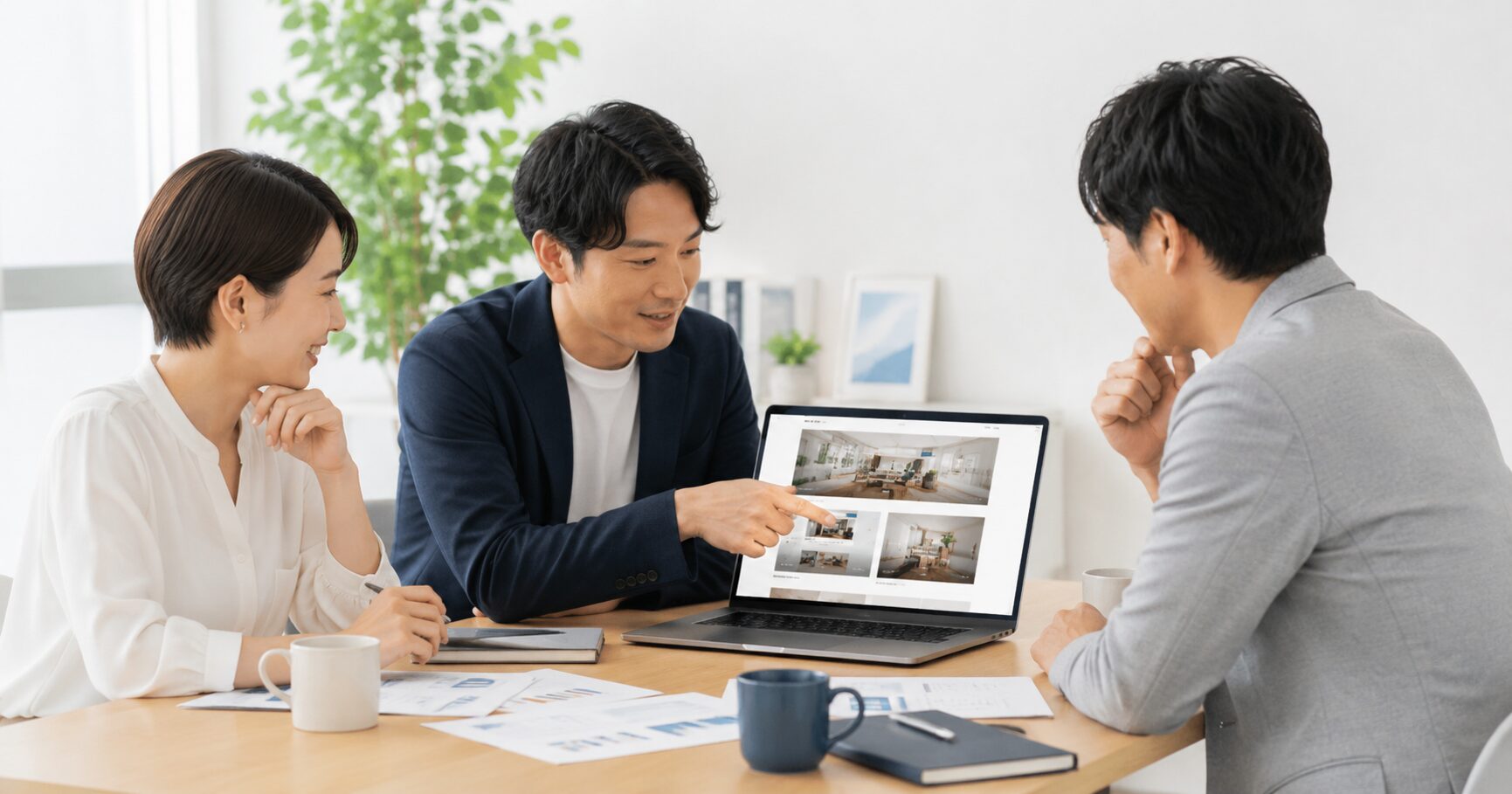 会社・打ち合わせ・ビジネスチームのイメージ