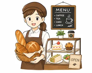 パン屋・カフェ・飲食店のイメージ画像