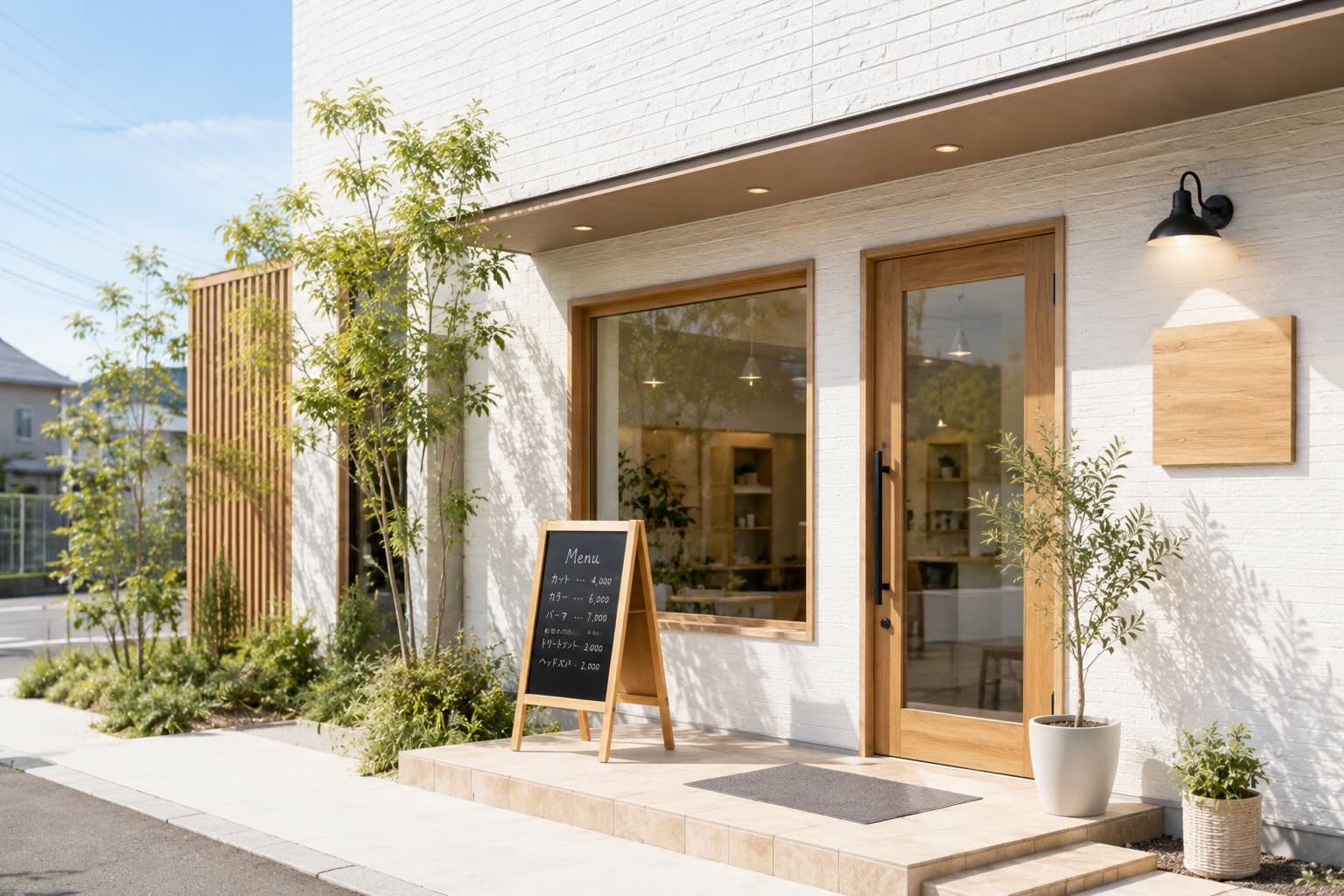架空の店舗の外観イメージ