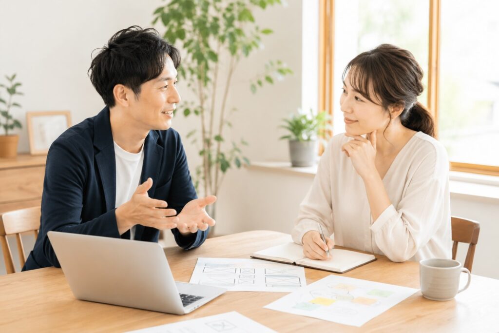 料金や掲載内容が決まっていない段階でも相談できます
