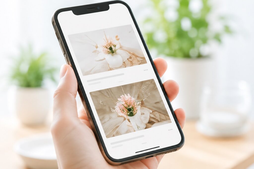 スマートフォンで見やすいことを重視しています
