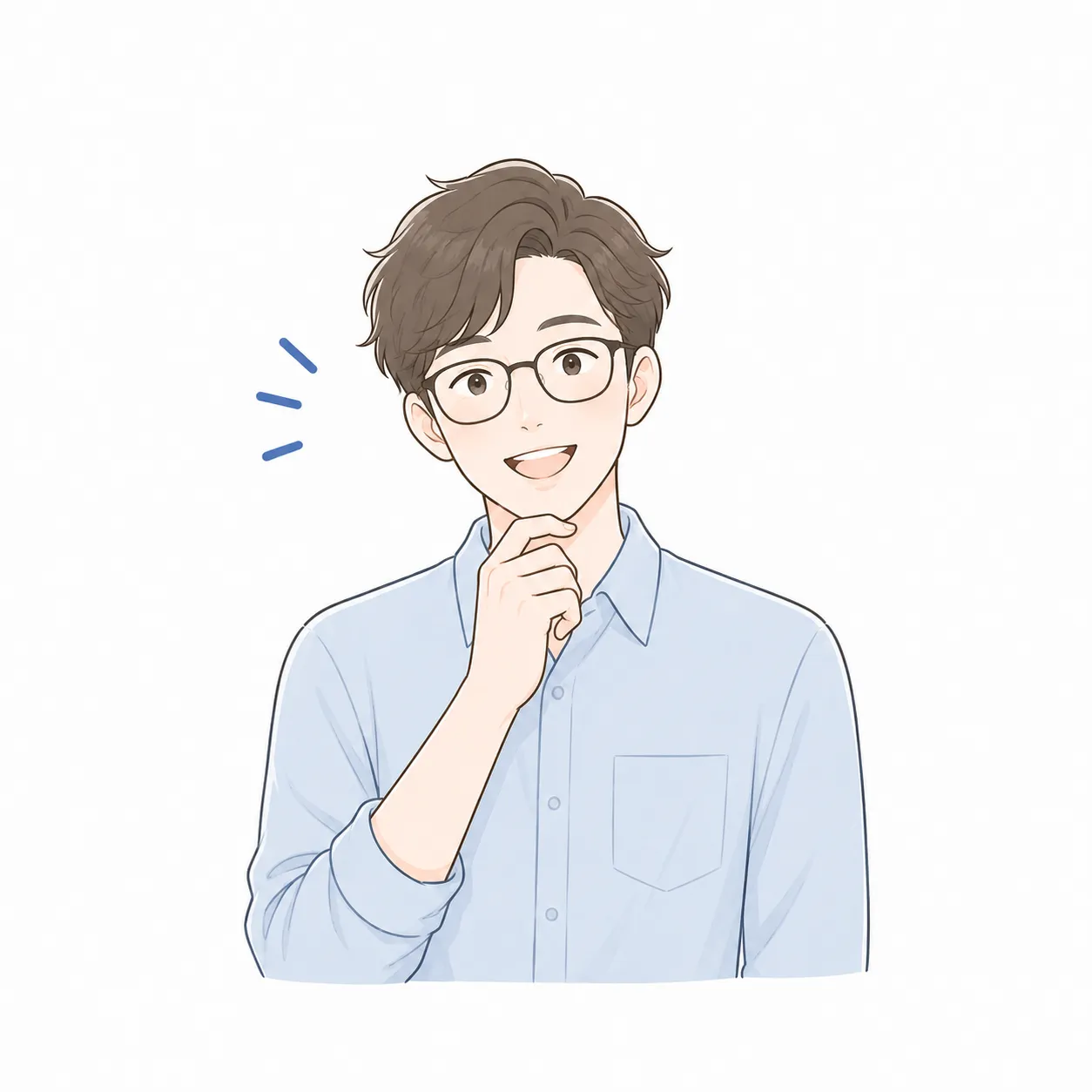 ホームページ制作をご依頼いただいたお客様の声を表すイラスト