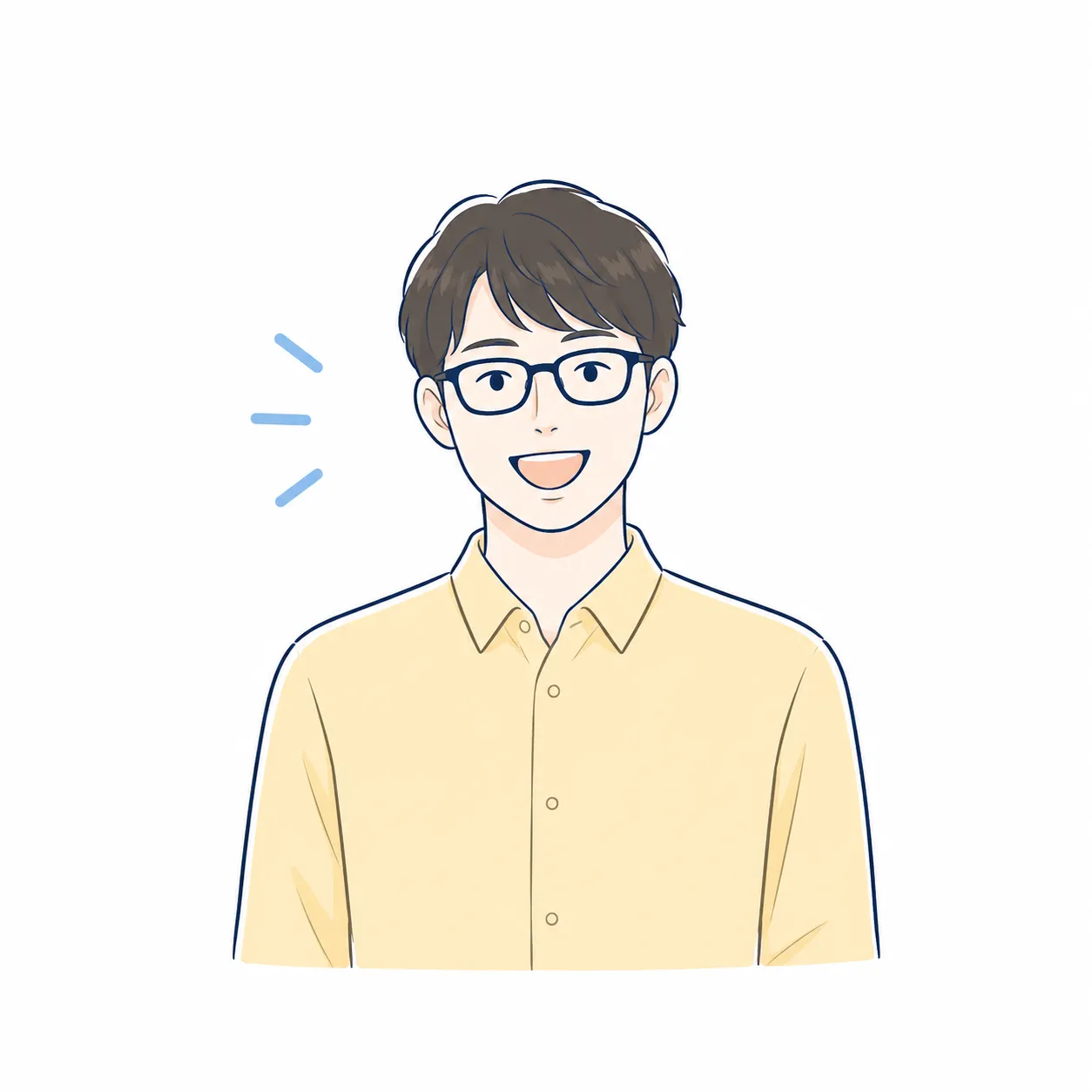 ホームページ制作をご依頼いただいたお客様の声を表すイラスト