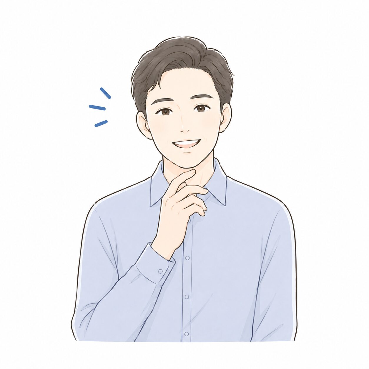 ホームページ制作をご依頼いただいたお客様の声を表すイラスト